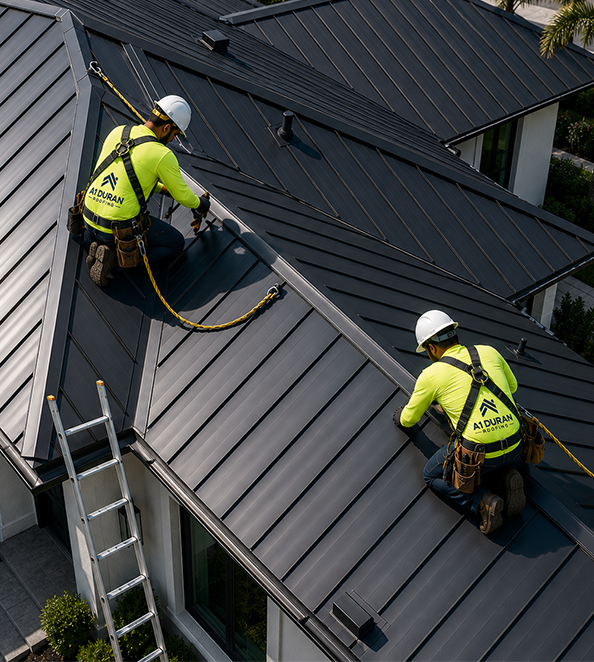 Metal roof residential