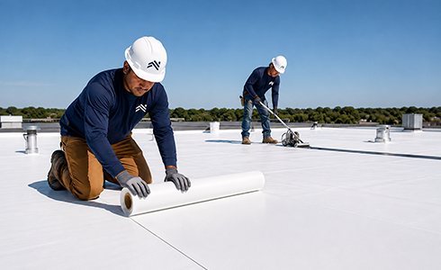 Flat Roof Single Ply