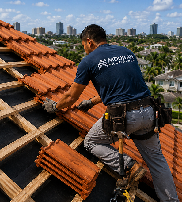 clay tile roof residential